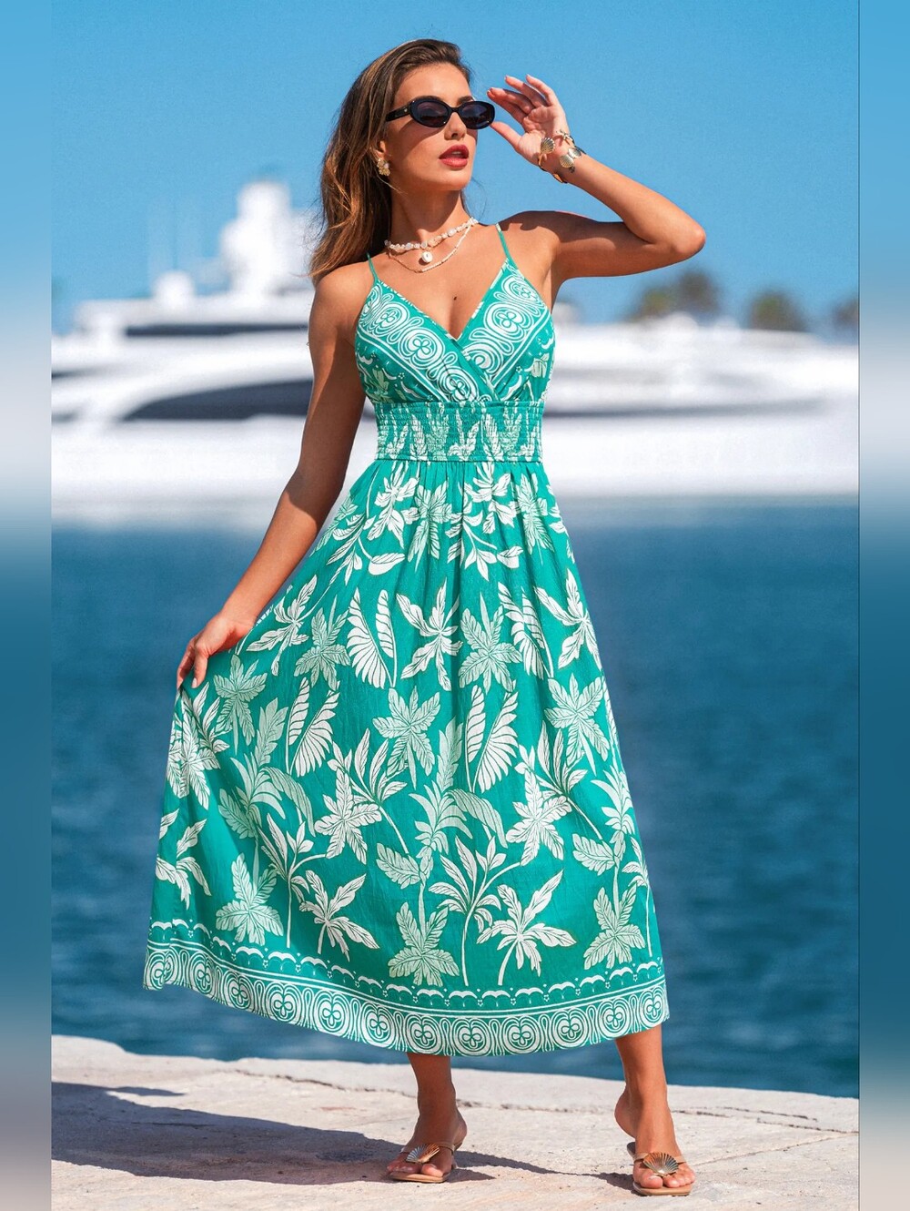 Brand New Tropical Cupshe Dress